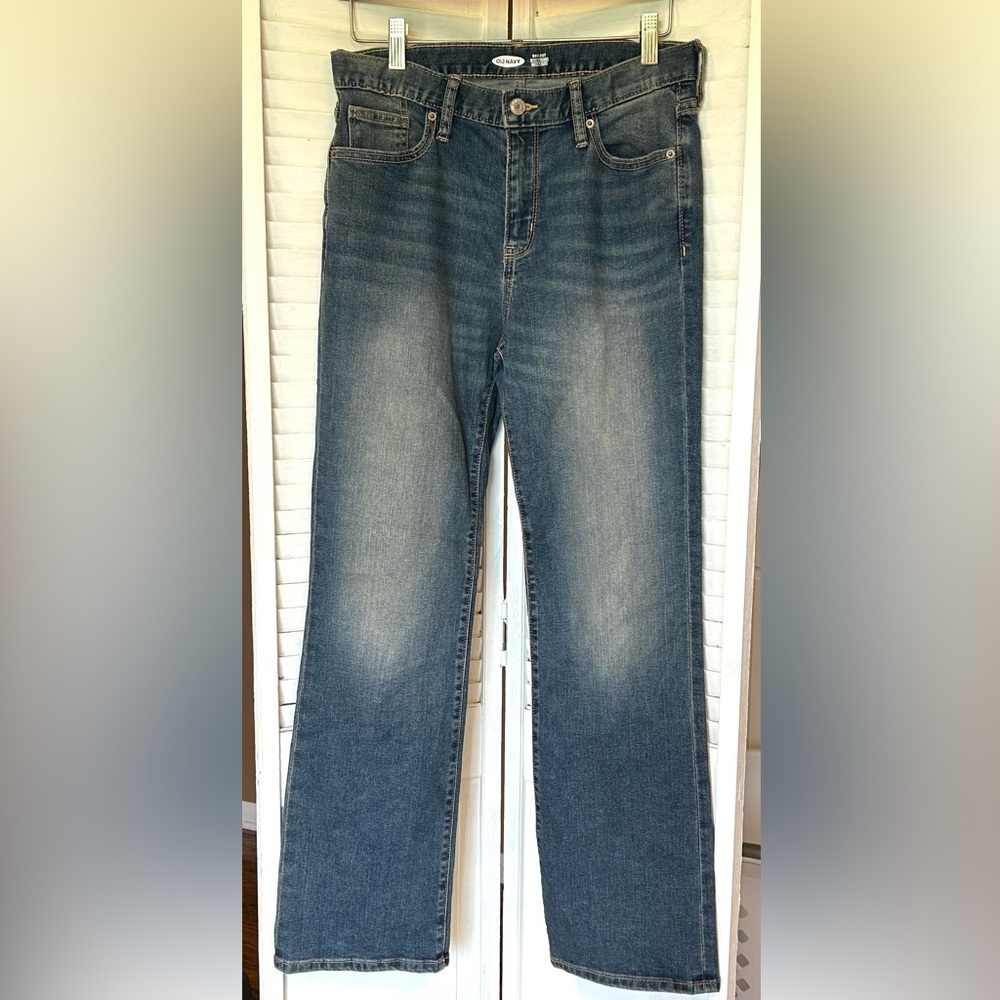 Girls Size 14 Plus Old Navy flex bootcut blue jeans vinted
